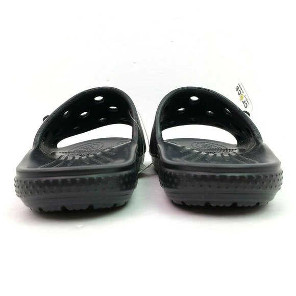 Crocs Classic Slip On Comfort Slide Sandals Black Mens Sz 5 main image 8